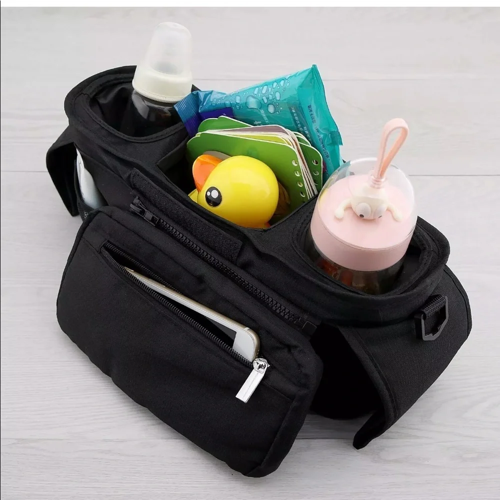 New Baby universal stroller organizer black bag